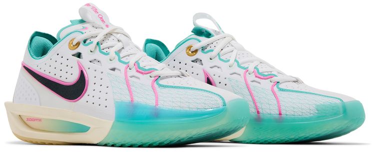 Nike Air Zoom GT Cut 3 EP White Teal Playful Pink