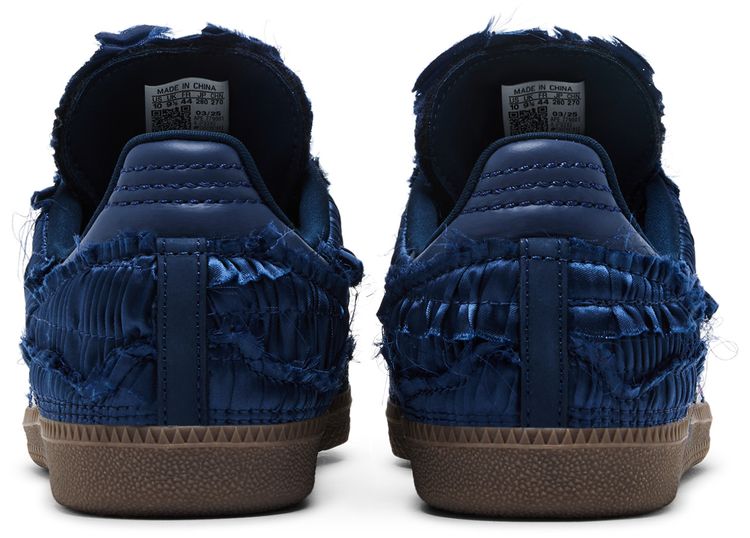 Caroline Hu x adidas Samba OG Satin Pack   Dark Blue