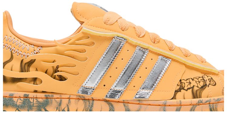 Size 10.0 Hellstar x adidas Superstar 'Hazy Orange'