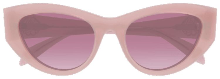 Alexander McQueen Cat Eye Sunglasses Pink