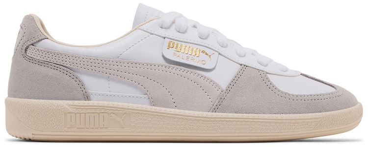 Puma Palermo Leather White Cool Light Grey