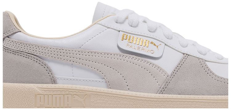 Puma Palermo Leather White Cool Light Grey