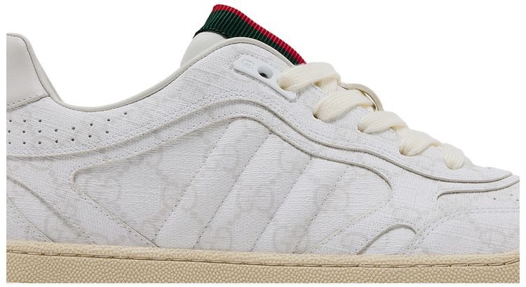 Gucci Re Web Sneaker GG Canvas   White Beige