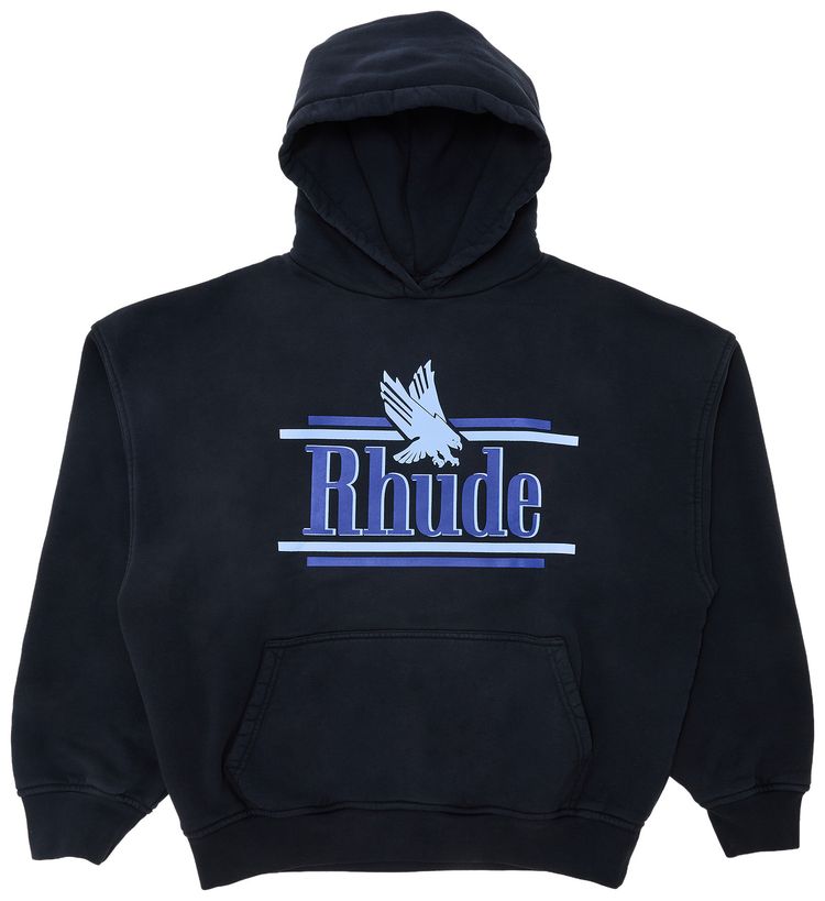Rhude Rossa Hoodie Vintage BlackBlue