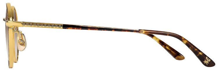 Aime Leon Dore Giorgios Sunglasses Gold  Brown