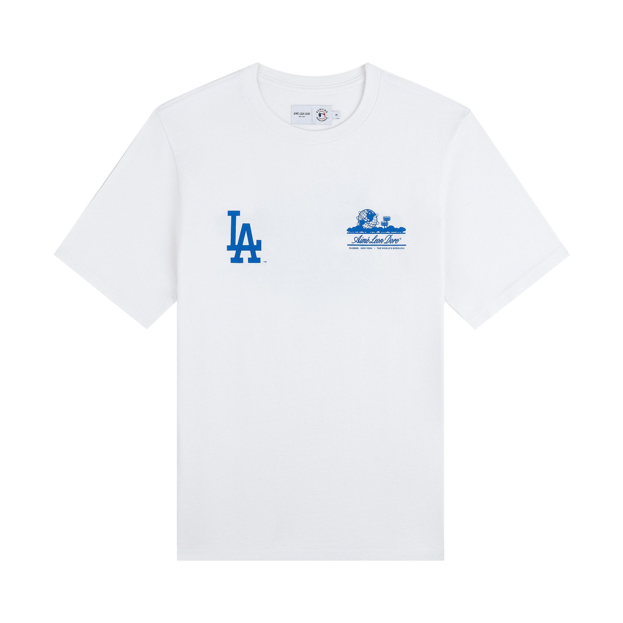 Buy Aimé Leon Dore x LA Dodgers Unisphere Tee 'Bright White