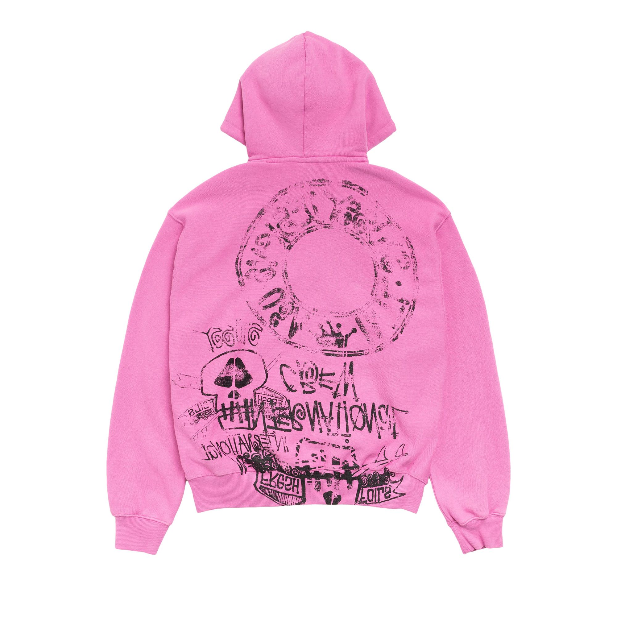トップス STUSSY 26SS SKULLS GAR DYED ZIP HOOD Skulls Zip Hoodie Pigment Dyed - Mens Long Sleeve Sweatshirt