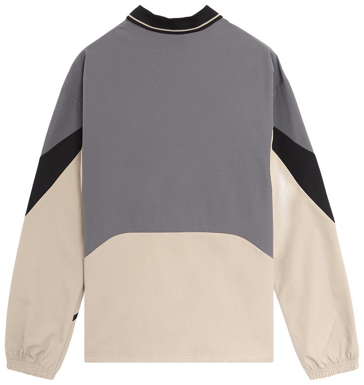 Metalwood Studio Machine Long Sleeve Polo Black