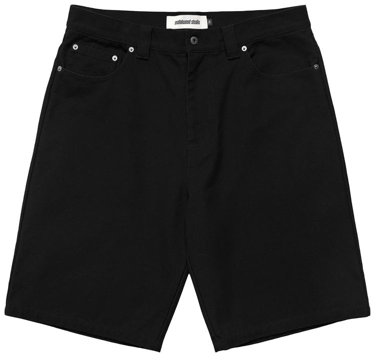 Metalwood Studio Canvas Short Black