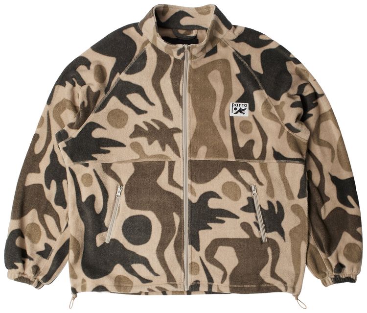 Parra Just Like Heaven Fleece Jacket Sand