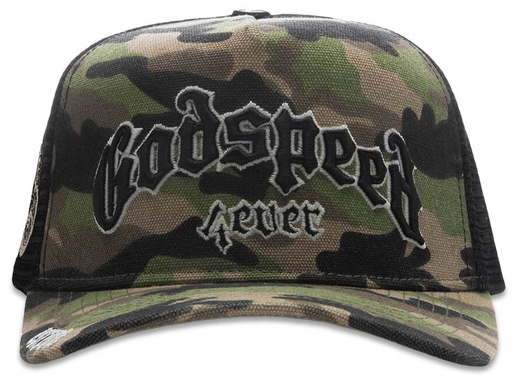Godspeed Forever Trucker Hat Camo