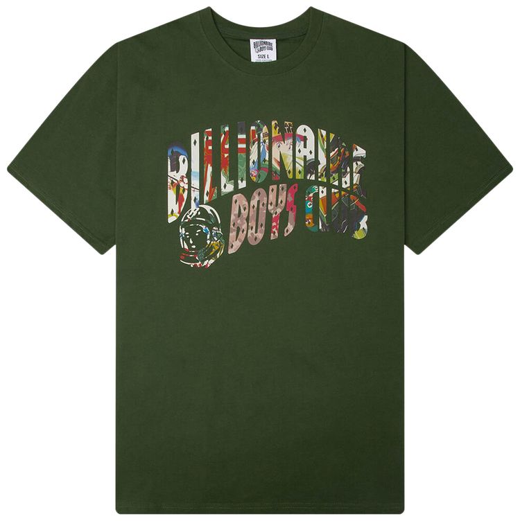 Billionaire Boys Club Curve Collage Short Sleeve Tee Black Forest