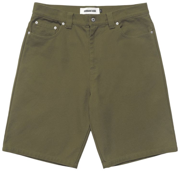 Metalwood Studio Canvas Short Sulfur