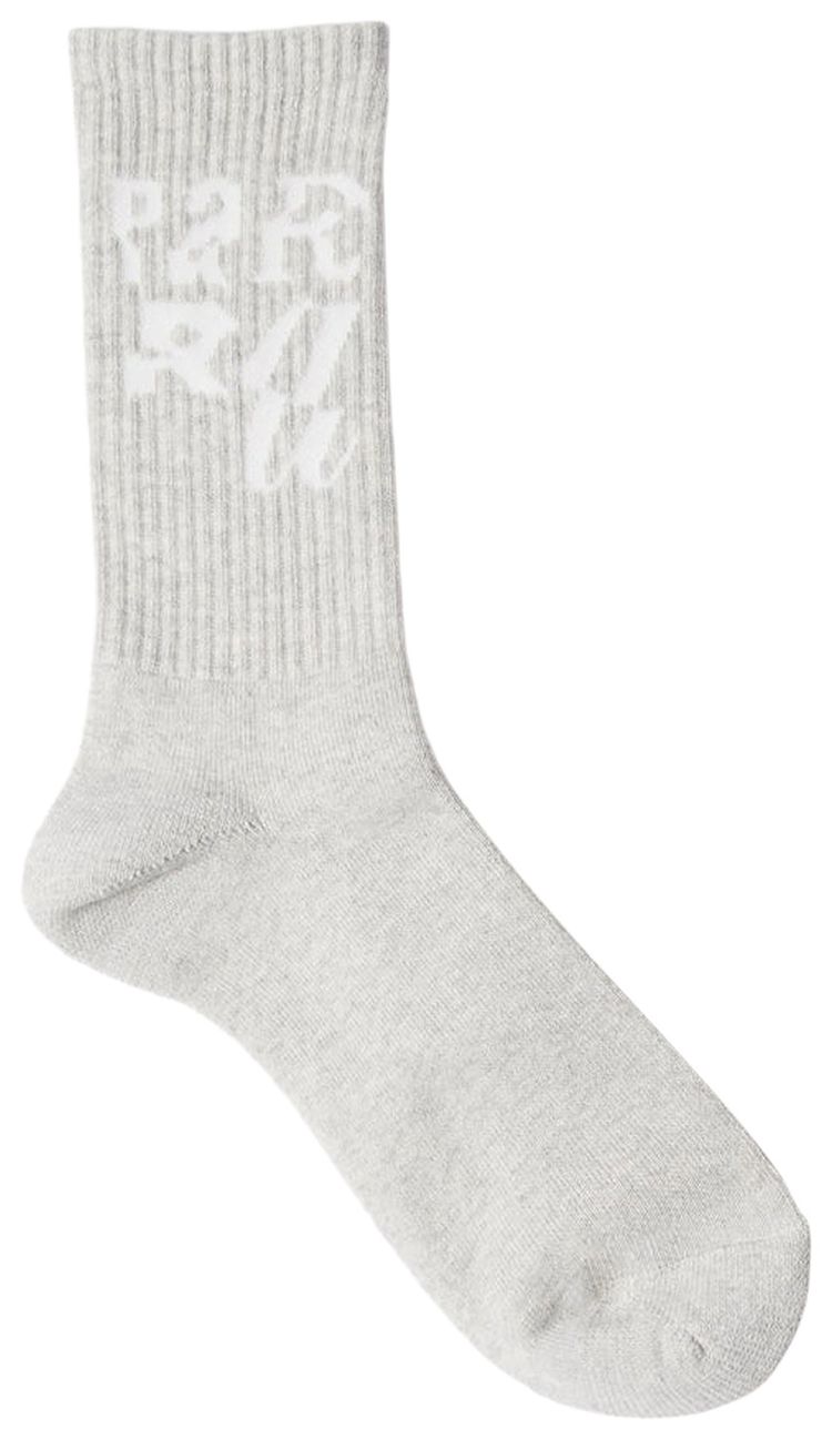 Parra Error Logo Crew Socks Grey