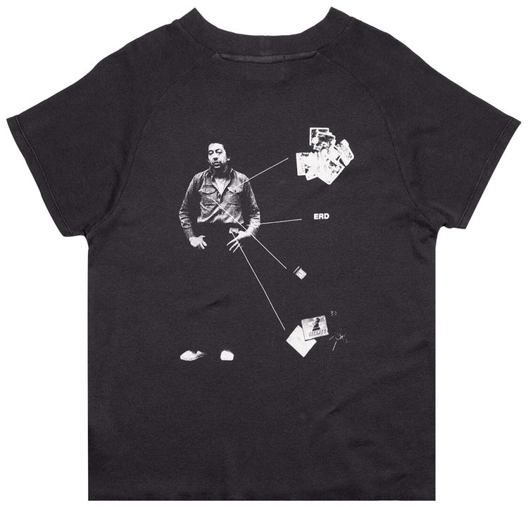 Enfants Riches Deprimes Serge Raglan T Shirt Faded Black