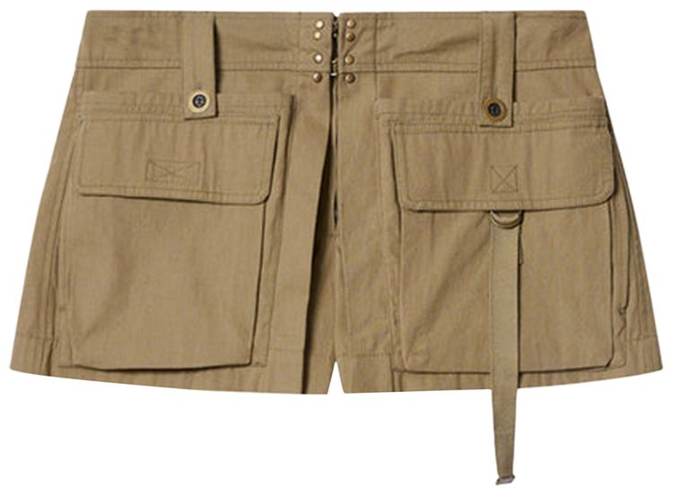 Isabel Marant Barta Shorts Khaki