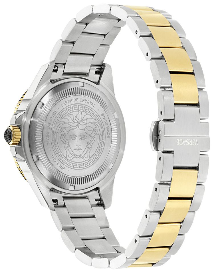 Versace Greca Force Bracelet Watch Two Tone