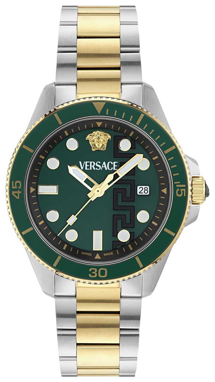 Versace Greca Force Bracelet Watch Two Tone