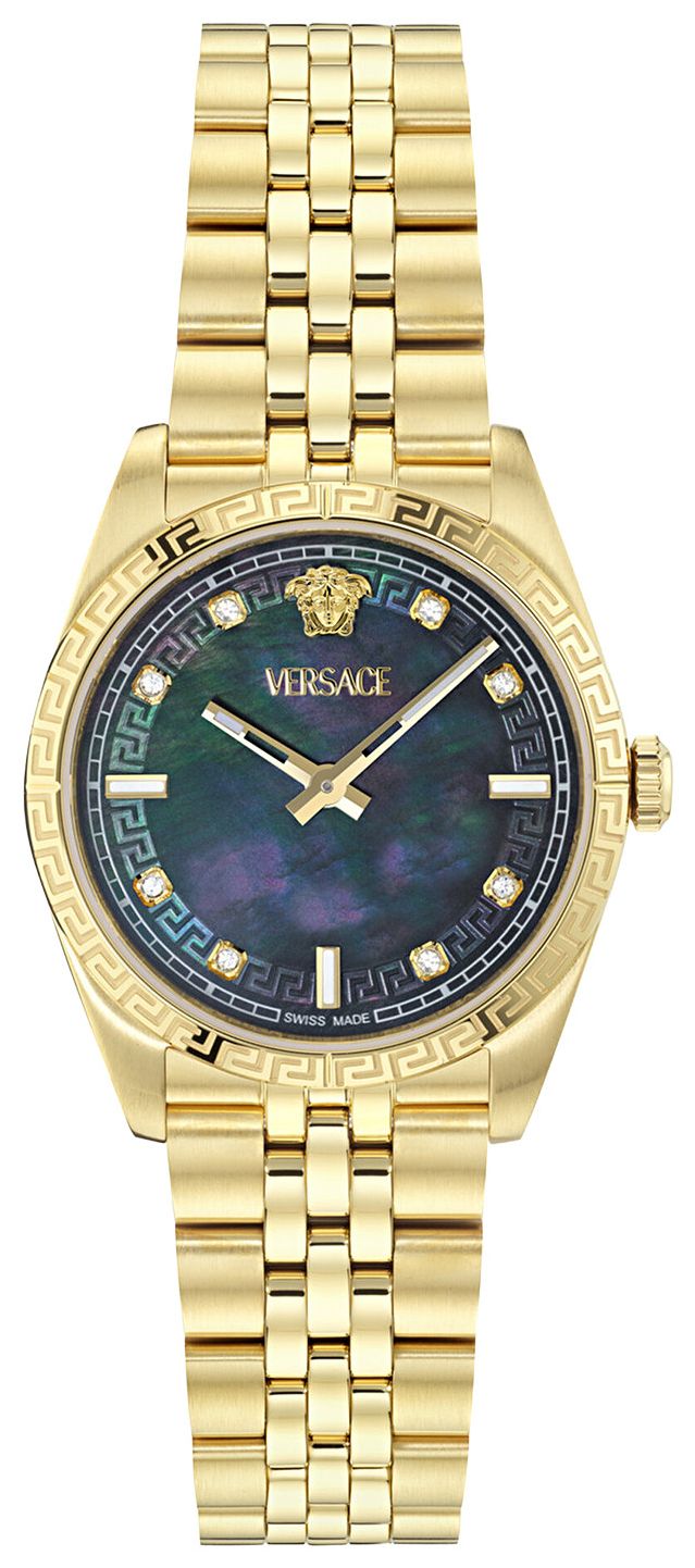 Versace Millenyium Diamond Watch Gold