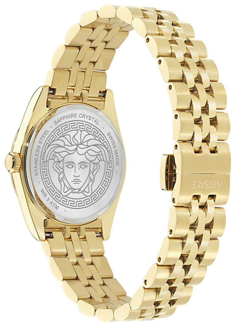 Versace Millenyium Diamond Watch Gold