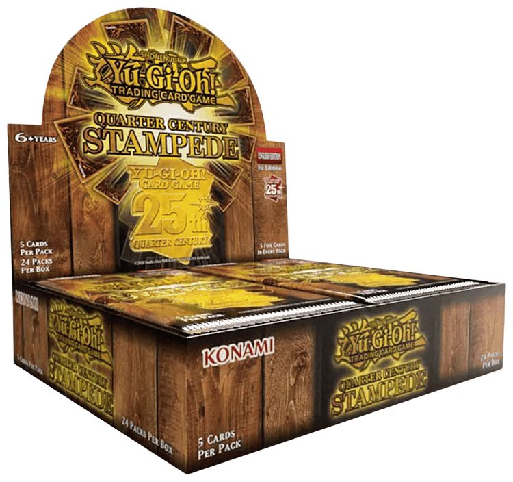 Yu Gi Oh Quarter Century Stampede Booster Box   Shrink