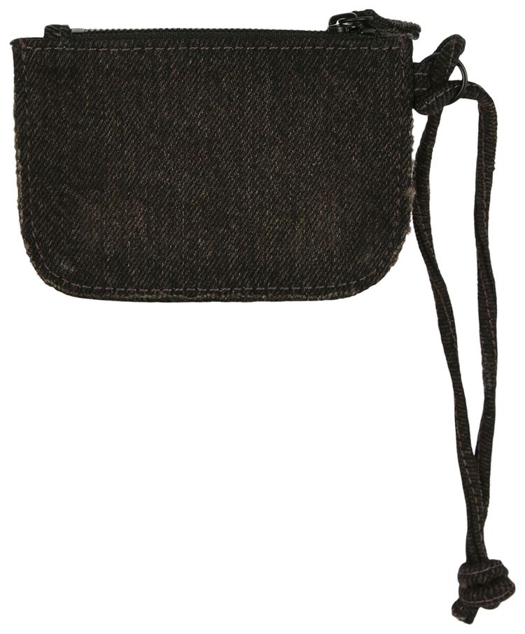 Balenciaga Le Cagole Washed Denim Coin Purse Black