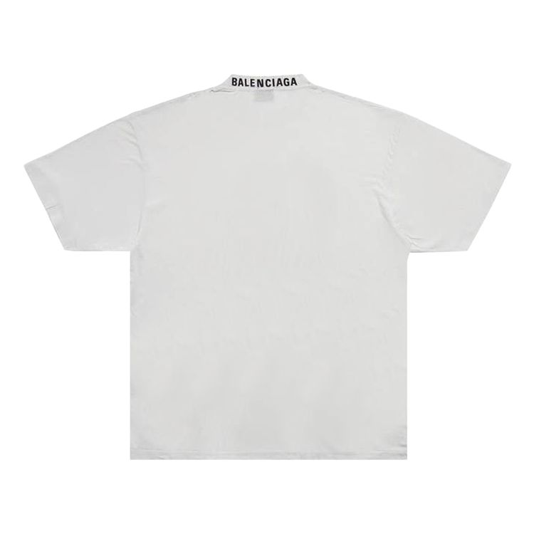 Balenciaga Faded T Shirt Dirty WhiteBlack