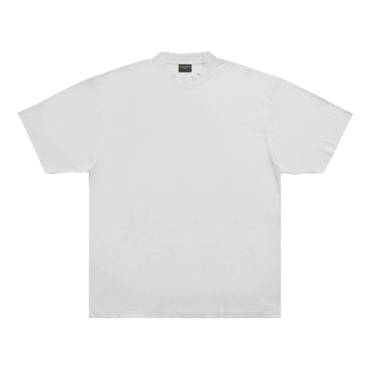 Balenciaga Faded T Shirt Dirty WhiteBlack