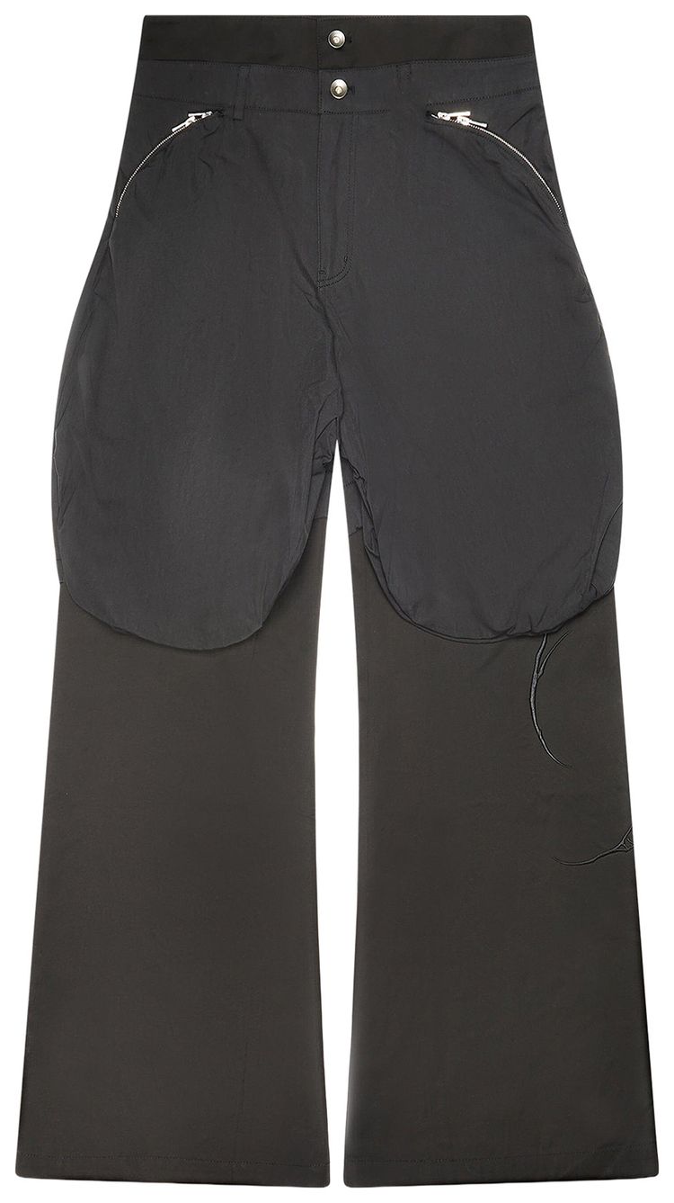 FFFPostalService Bolsu Double Layered Trouser Black