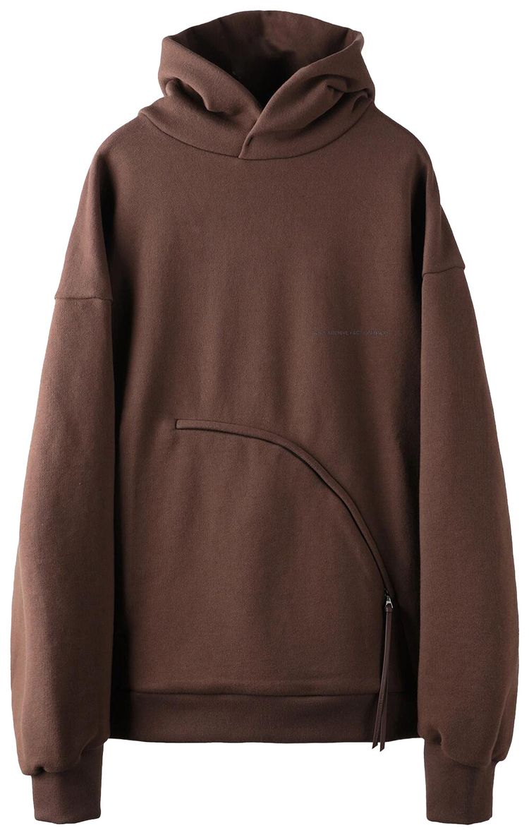 POST ARCHIVE FACTION 80 Hoodie Center Brown