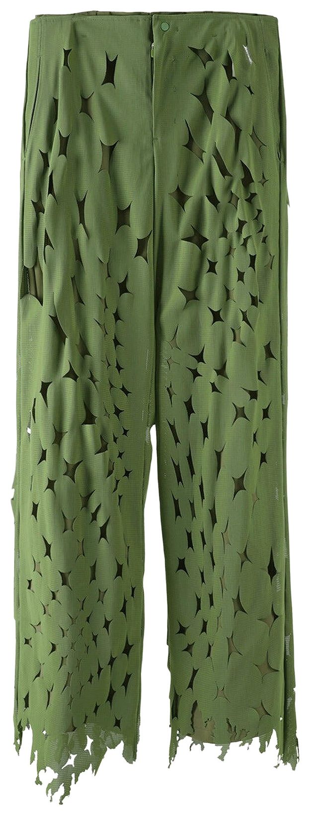 POST ARCHIVE FACTION Woven 51 Technical Pants Left Green