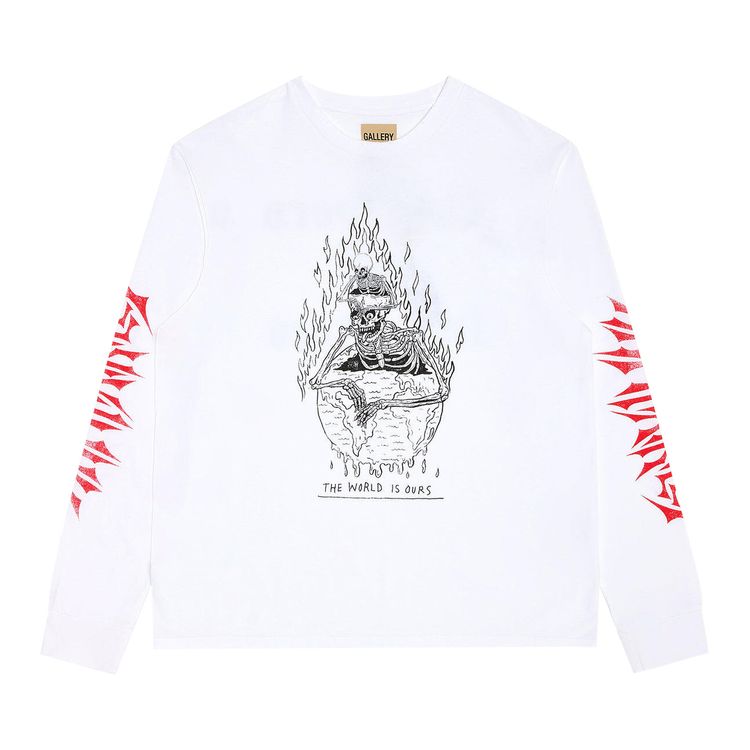 Gallery Dept The World Is Ours Long Sleeve Clean White