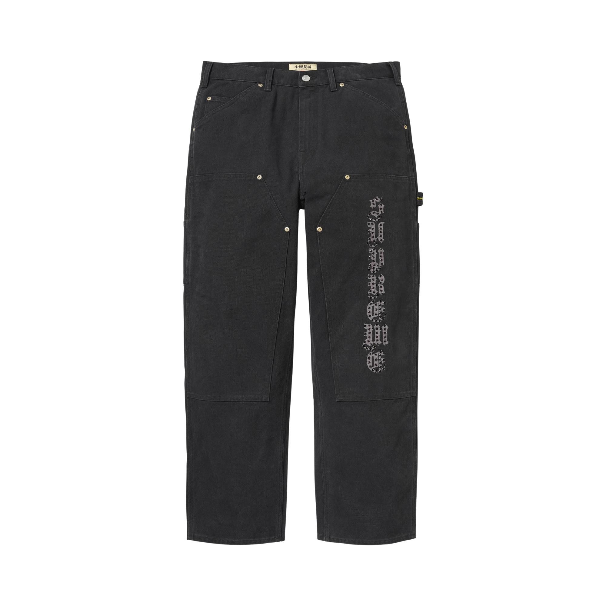 Buy Supreme x The Great China Wall Double Knee Painter Pant 'Black