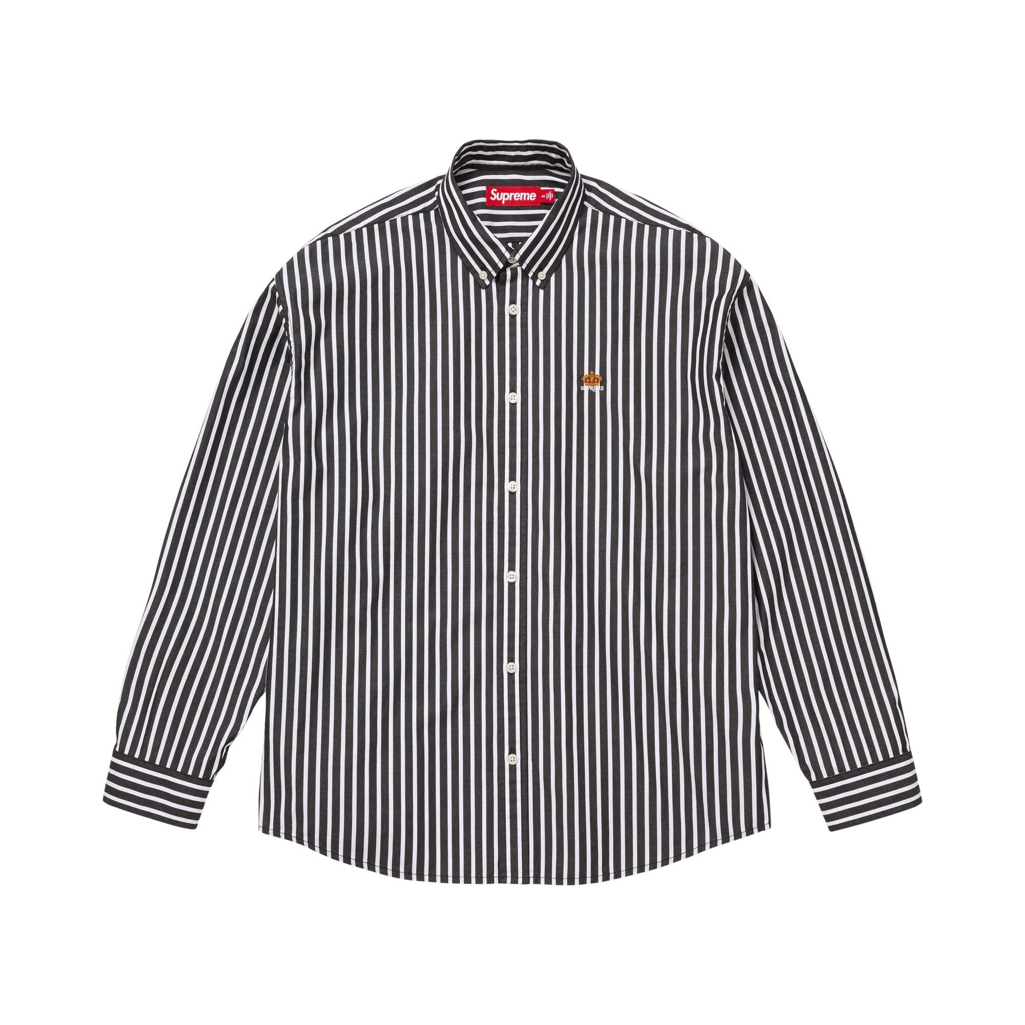 Buy Supreme Stripe Shirt 'Black' - SS26S3 BLACK | GOAT