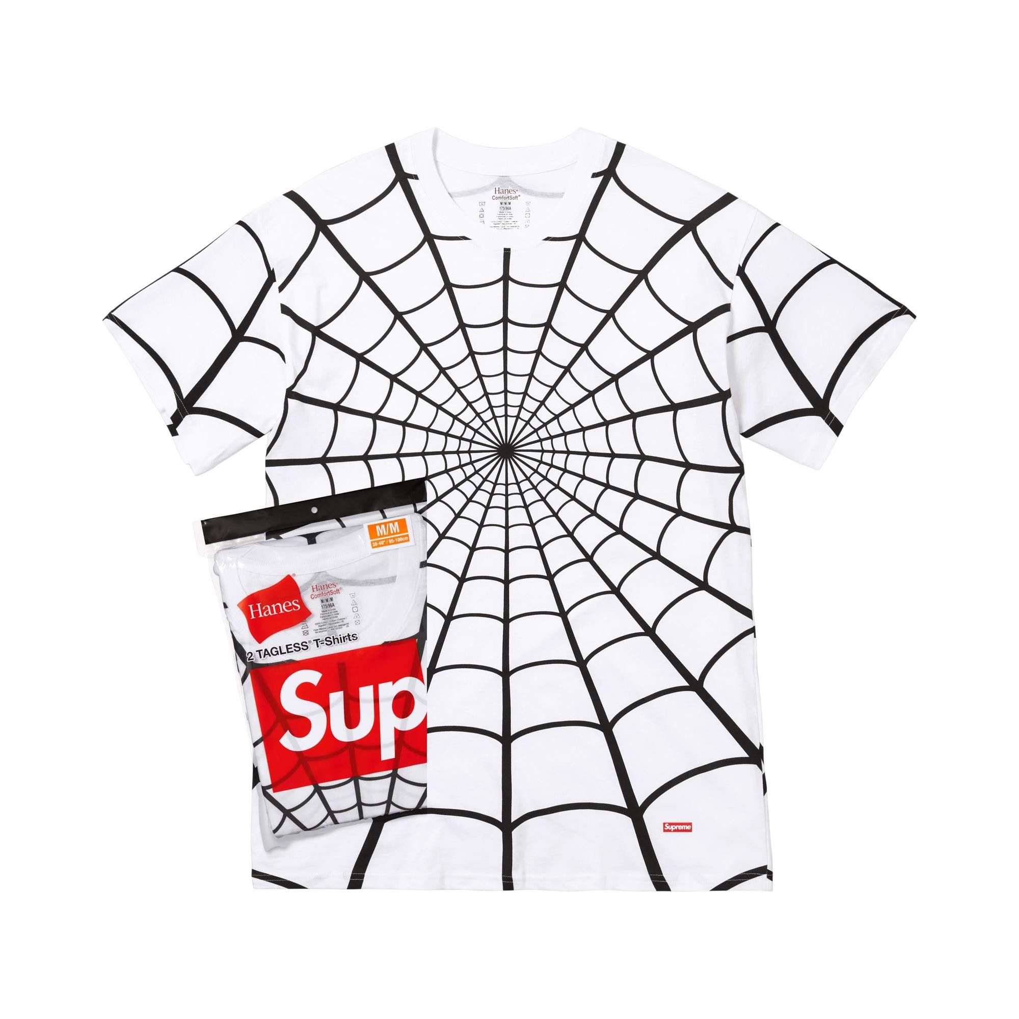 Buy Supreme x Hanes Spider-Man Tagless Tees (2 Pack) 'White
