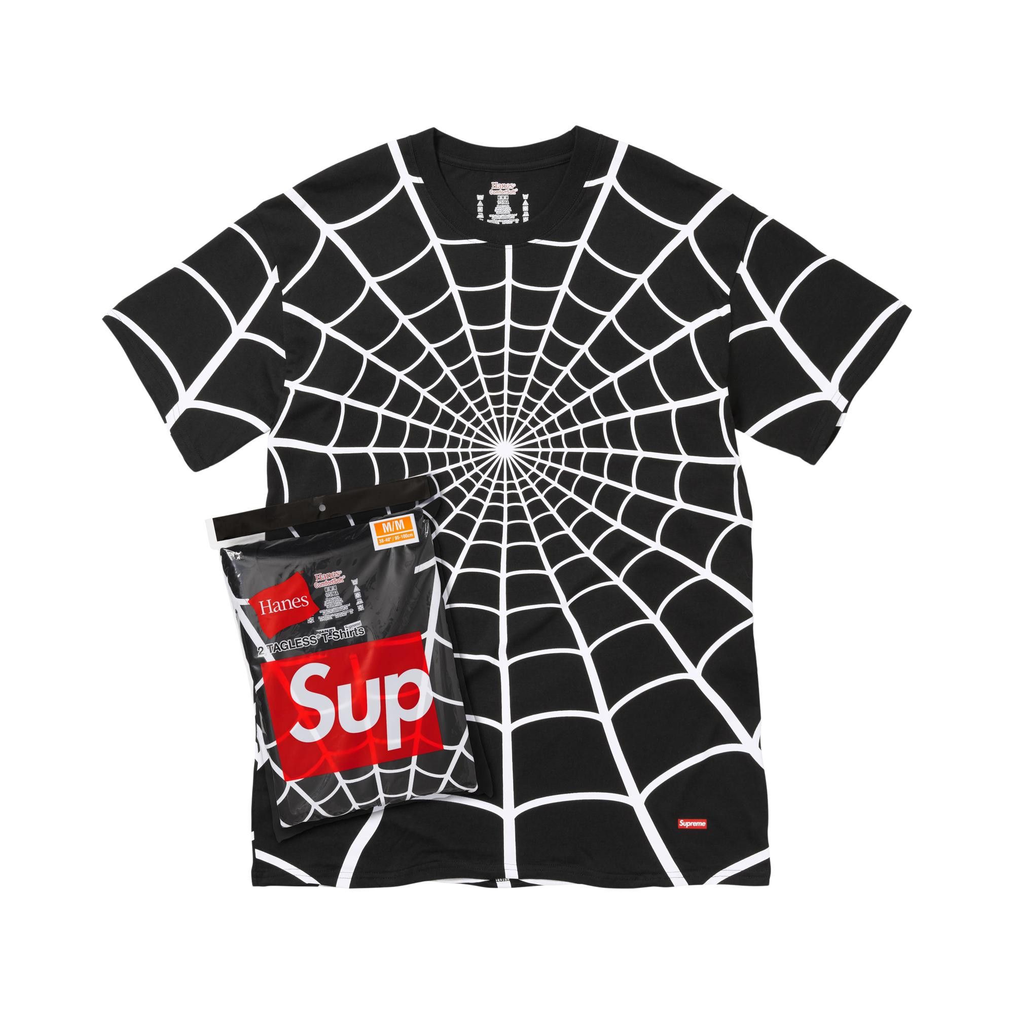 Buy Supreme x Hanes Spider-Man Tagless Tees (2 Pack) 'Black