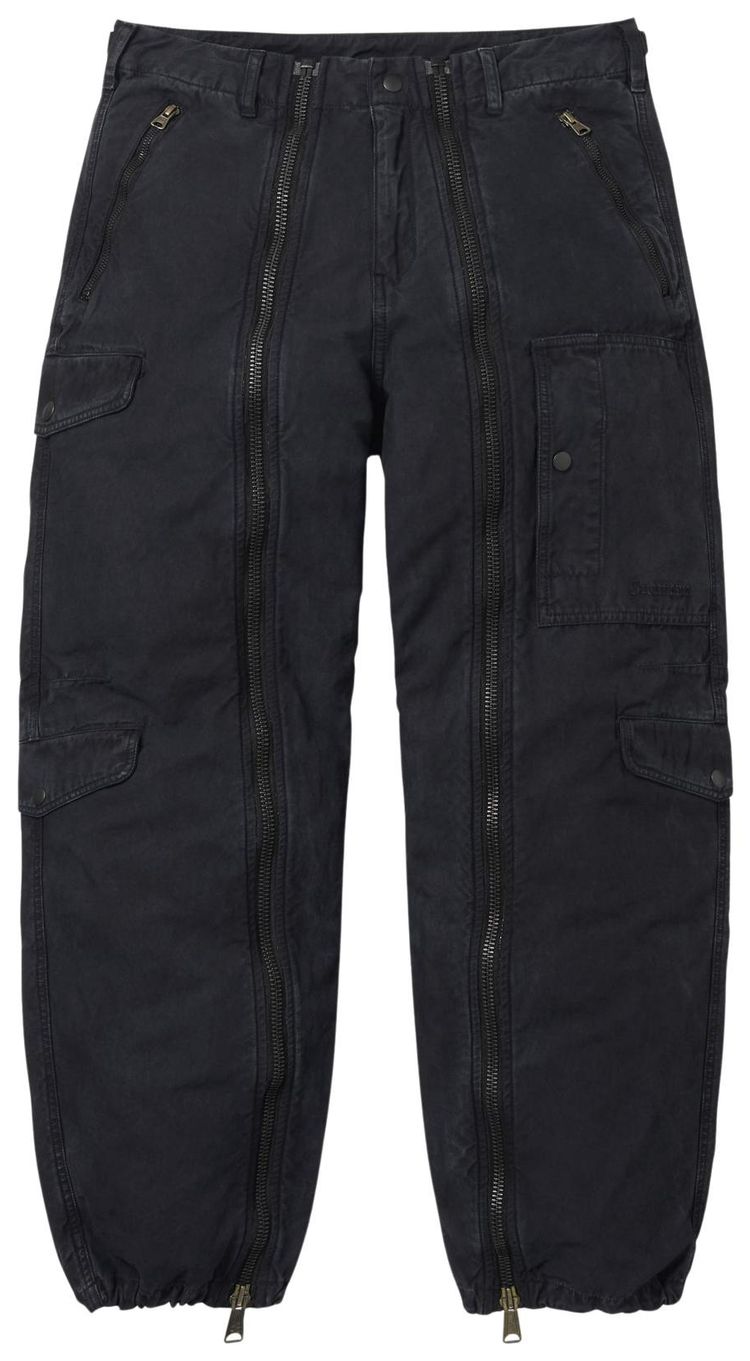 Supreme x Alpha Industries Cotton Flight Pant Black