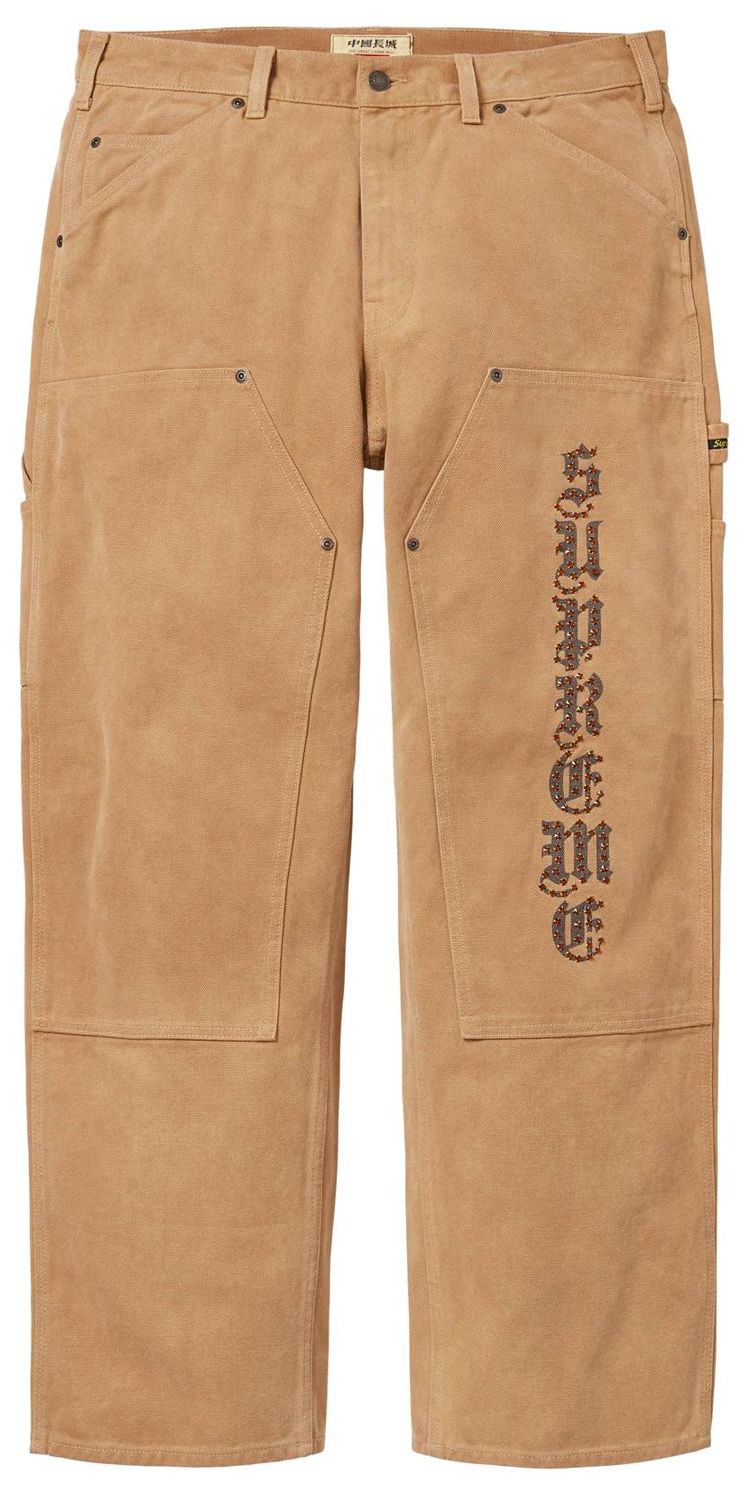 Supreme x The Great China Wall Double Knee Painter Pant Tan