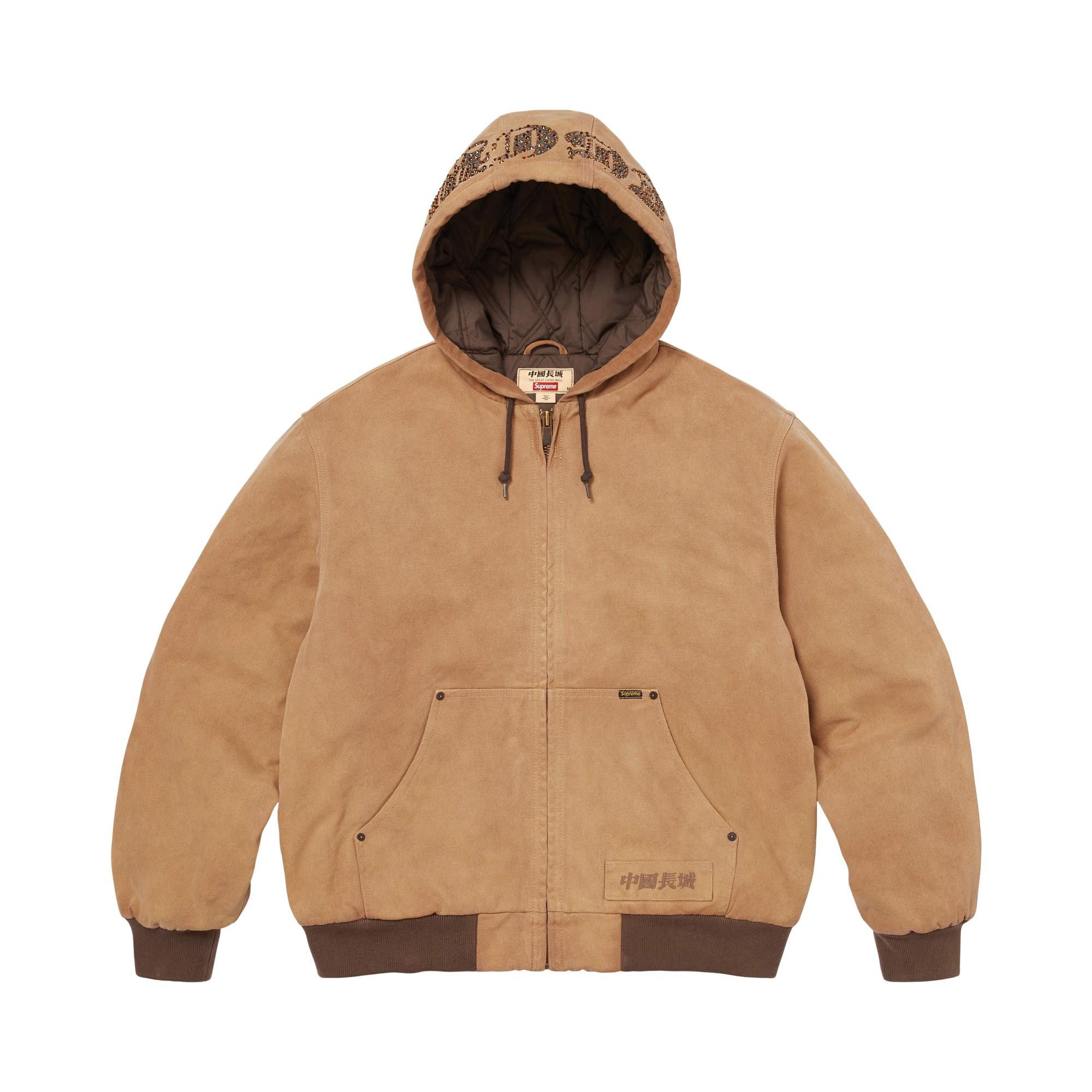 Buy Supreme x The Great China Wall Hooded Work Jacket 'Tan
