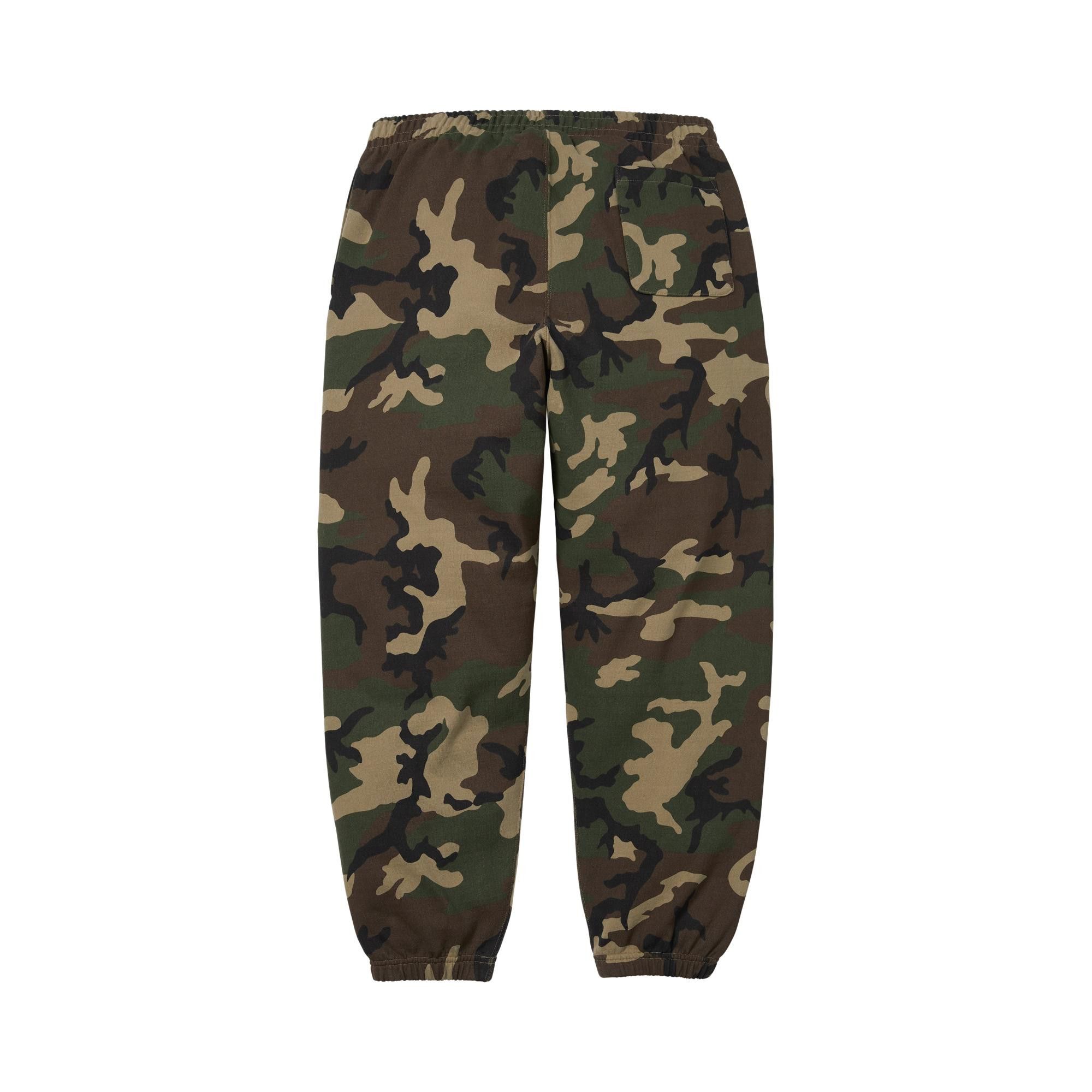 Buy Supreme Satin Appliqué Sweatpant 'Woodland Camo' - SS26P92