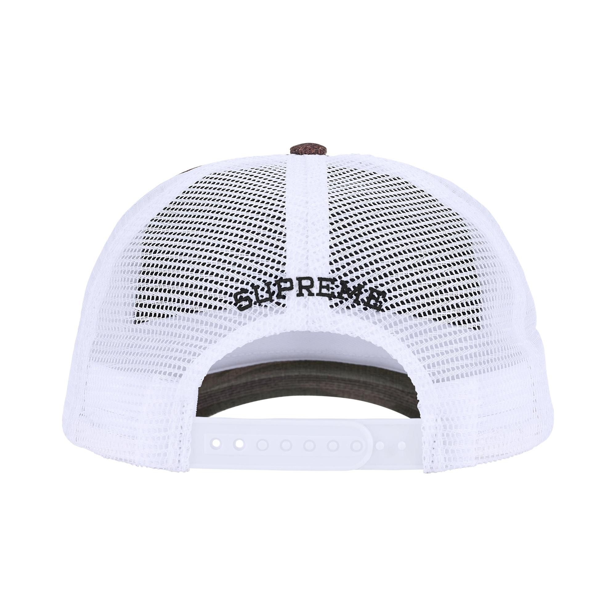 Buy Supreme Raffia Mesh Back 5-Panel 'Woodland Camo' - SS26H24