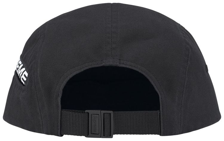 Supreme Side Zip Camp Cap Black
