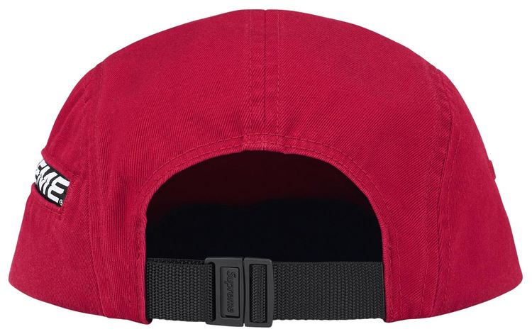 Supreme Side Zip Camp Cap Red
