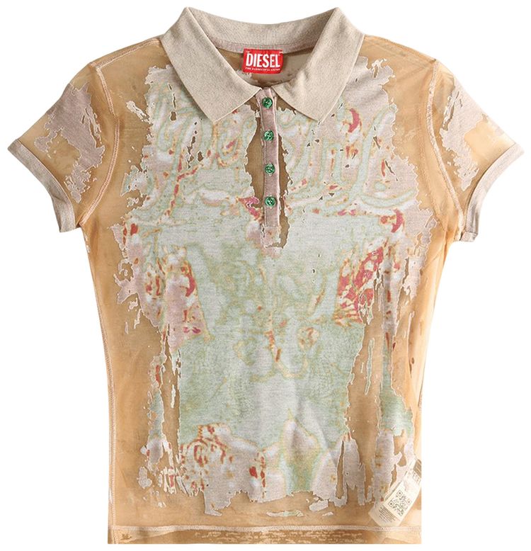 Diesel T Devlo Short Sleeve Top Multicolor