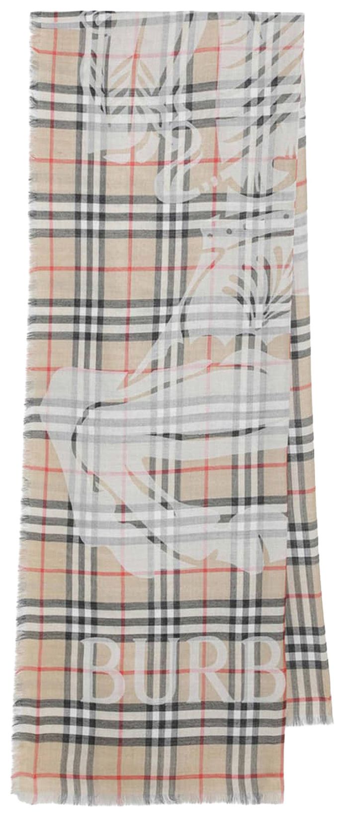 Burberry MU EKD Scarf Sand