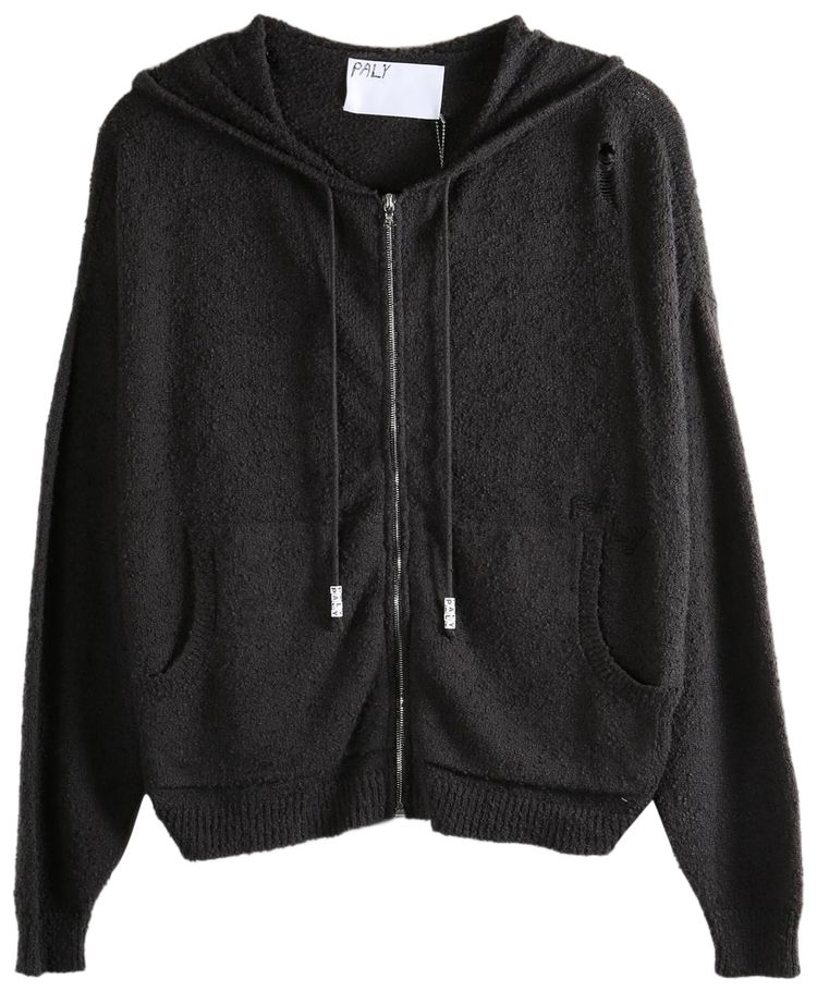 Paly Hollywood Casentino Knitted Hoodie Black