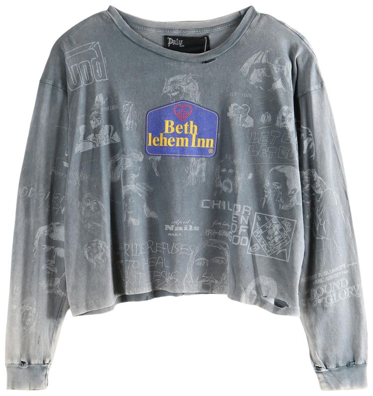 Paly Hollywood Bethlehem Long Sleeve Tee Vintage Black