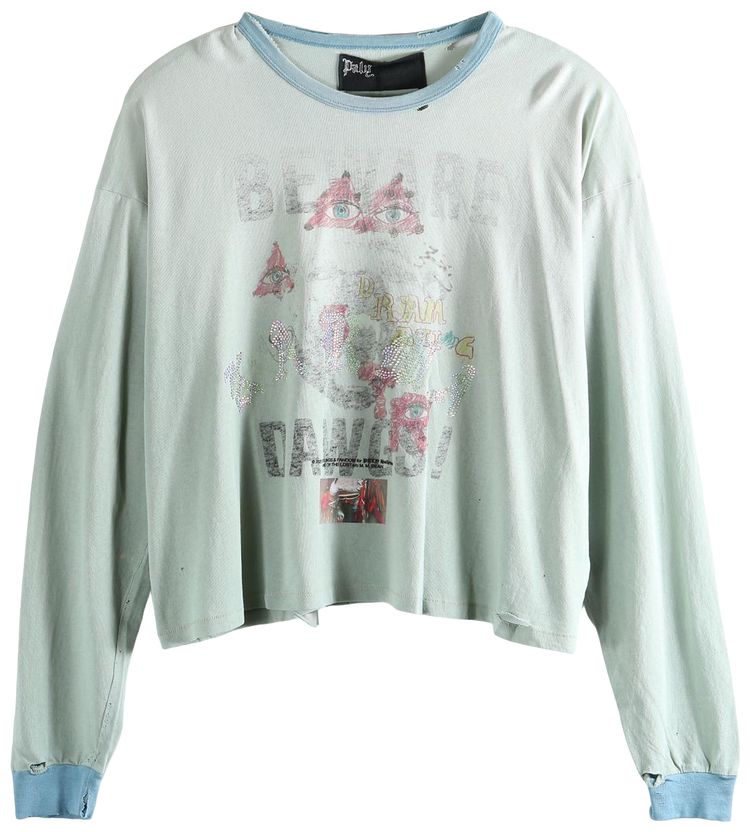 Paly Hollywood Mstr Me Tonal Long Sleeve Tee Baby Blue