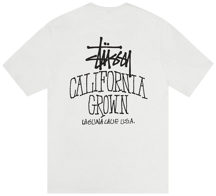 Stussy Cali Grown Tee Pigment Dyed Natural