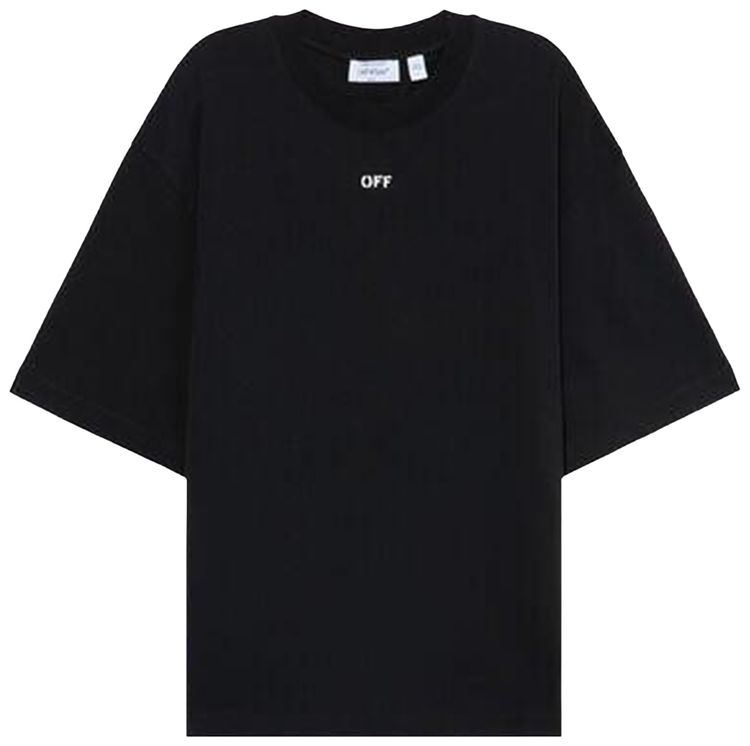 Off White Chain Arrow Skate Short Sleeve Tee Black